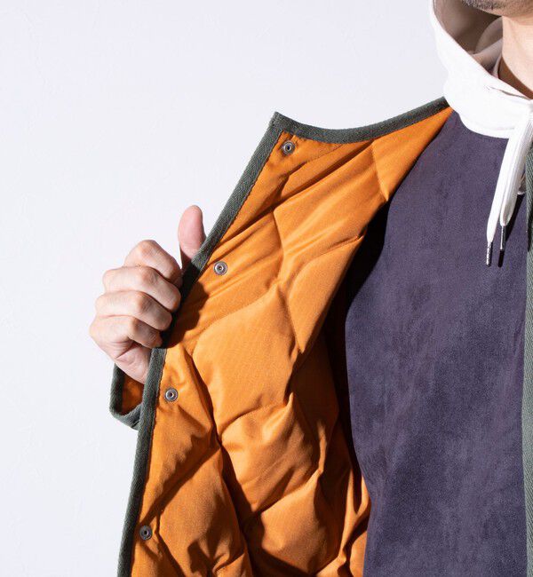 GLOSTER「【GLOSTER別注】TAION ミリタリー クルーネック ライナージャケット」|ダウン|