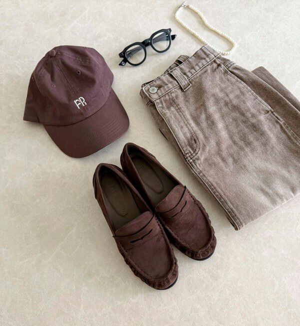 fredy emue「ポリスエードギャザーローファー」|その他|