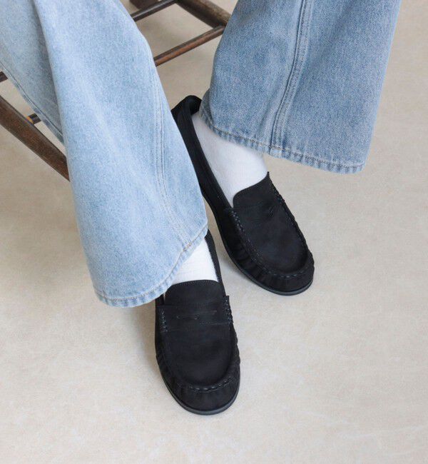 fredy emue「ポリスエードギャザーローファー」|その他|