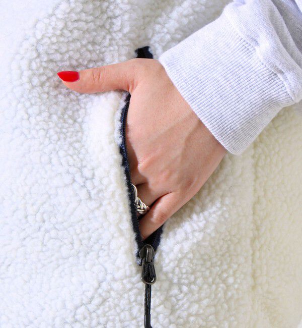 GLOSTER「【2WAYで着回せる】【UNISEX】GLOSTER配色別注 TAIONボア&times;ダウンベスト」|ダウンベスト・ベスト|