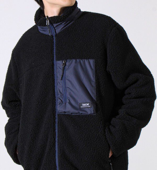 GLOSTER「【2WAYで着回せる】【UNISEX】GLOSTER配色別注 TAIONボア&times;ダウンブルゾン」|ダウン|