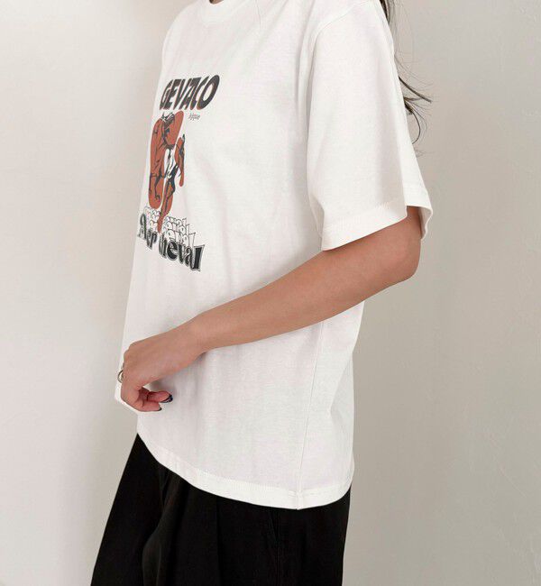 fredy emue「【GEVACO/ゲバコ】フロントプリントTシャツ」|Tシャツ・カットソー|