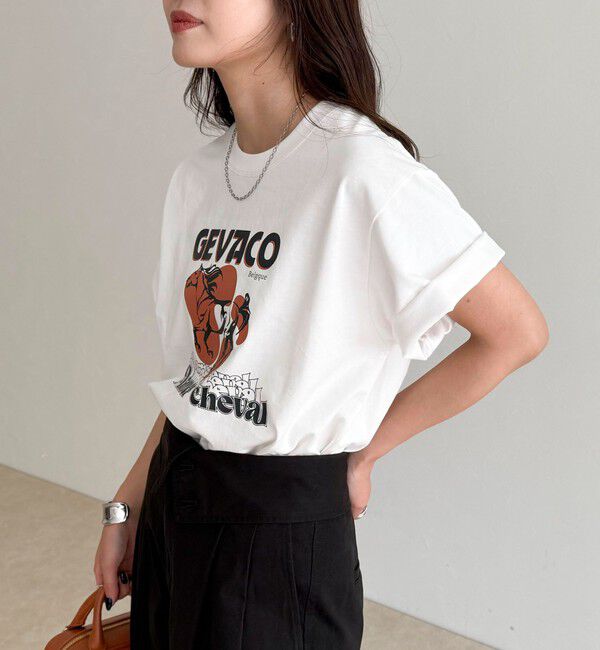 fredy emue「【GEVACO/ゲバコ】フロントプリントTシャツ」|Tシャツ・カットソー|