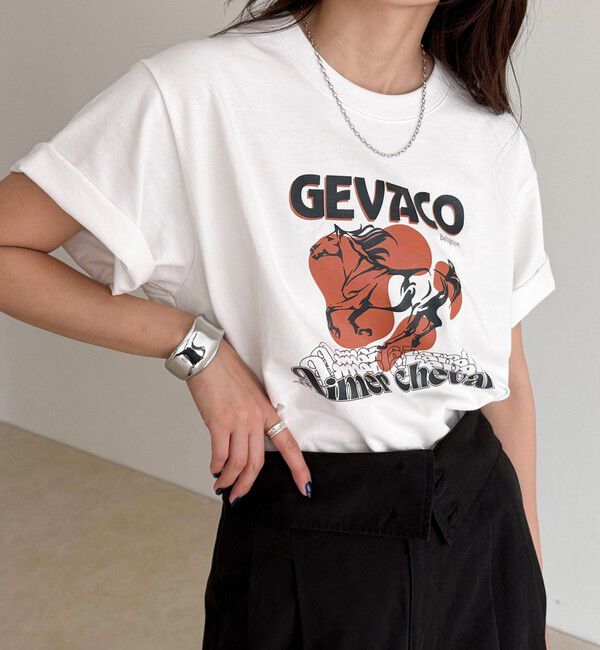 fredy emue「【GEVACO/ゲバコ】フロントプリントTシャツ」|Tシャツ・カットソー|