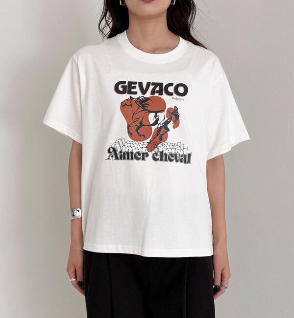 fredy emue「【GEVACO/ゲバコ】フロントプリントTシャツ」|Tシャツ・カットソー|