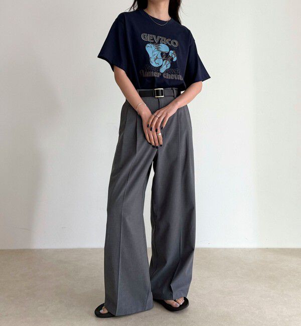 fredy emue「【GEVACO/ゲバコ】フロントプリントTシャツ」|Tシャツ・カットソー|