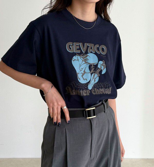 fredy emue「【GEVACO/ゲバコ】フロントプリントTシャツ」|Tシャツ・カットソー|
