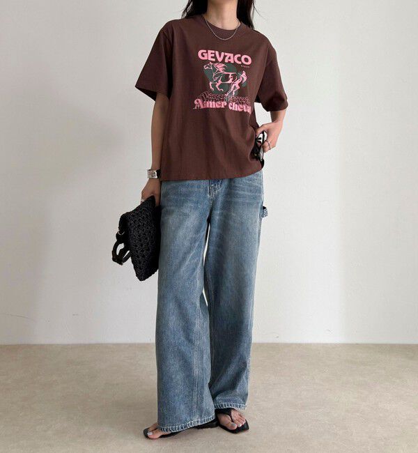 fredy emue「【GEVACO/ゲバコ】フロントプリントTシャツ」|Tシャツ・カットソー|