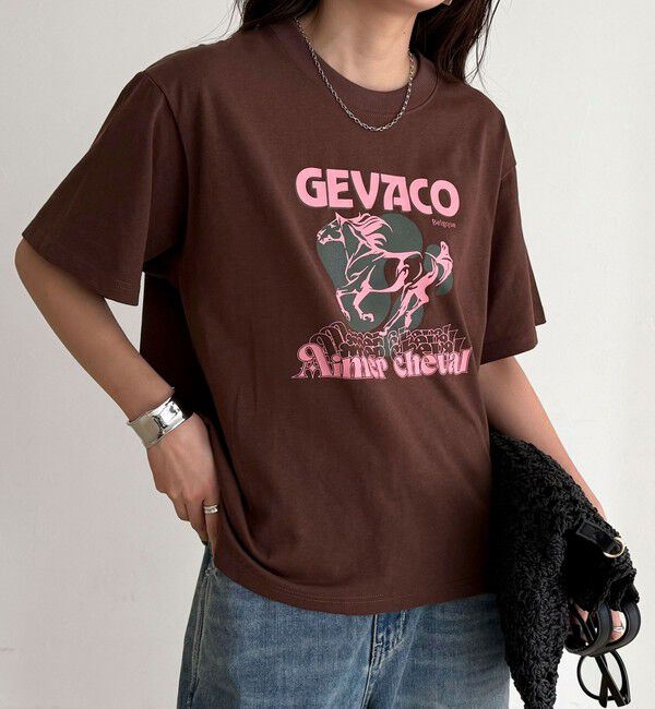fredy emue「【GEVACO/ゲバコ】フロントプリントTシャツ」|Tシャツ・カットソー|
