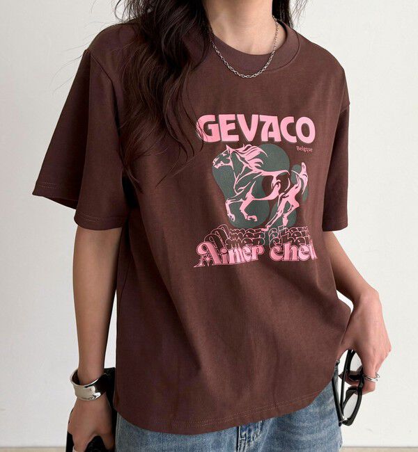 fredy emue「【GEVACO/ゲバコ】フロントプリントTシャツ」|Tシャツ・カットソー|