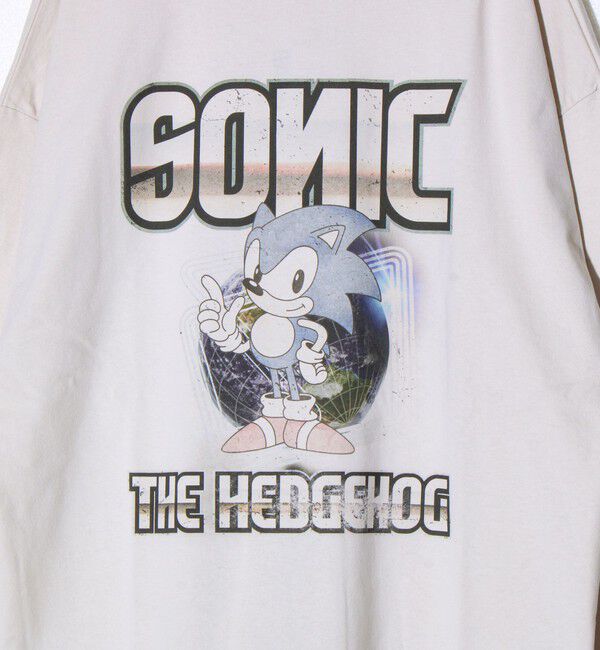 GLOSTER「【SONIC/ソニック】UNISEX ヴィンテージ風 ロンT」|Tシャツ・カットソー|