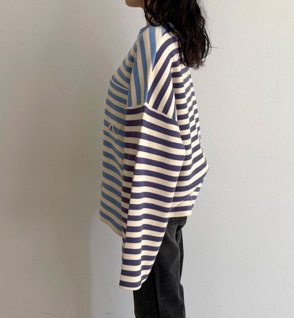 fredy emue「【GEVACO/ゲバコ】ボーダーニットプルオーバー」|ニット・セーター|