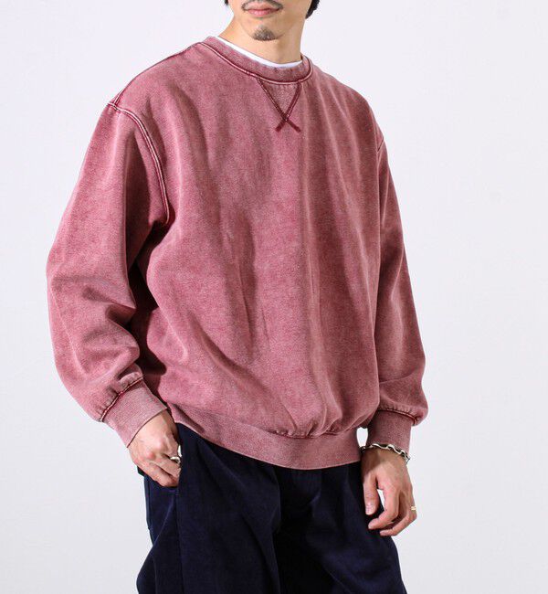 GLOSTER「【雪の色ムラ】カラフルスノーパウダー裏起毛スウェット」|スウェット・ジャージ|