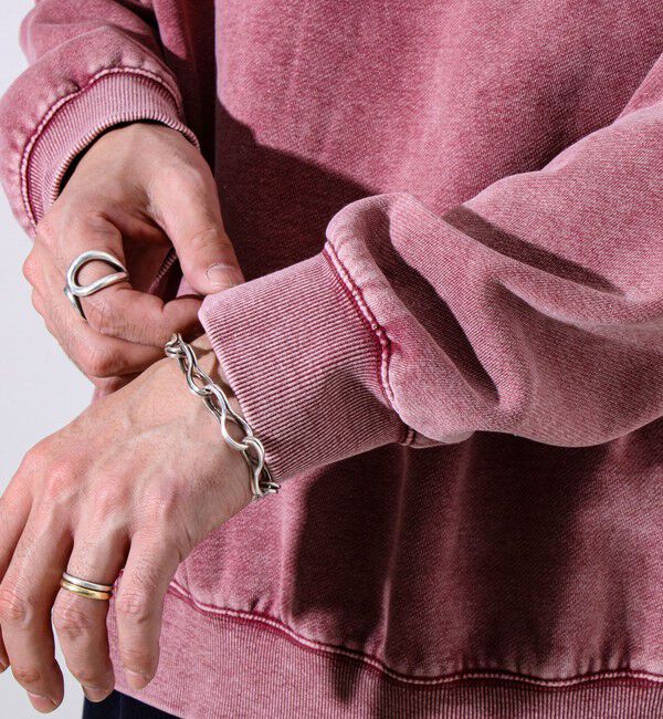 GLOSTER「【雪の色ムラ】カラフルスノーパウダー裏起毛スウェット」|スウェット・ジャージ|