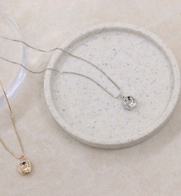 fredy emue「つぶしキューブトップネックレス」|ネックレス|