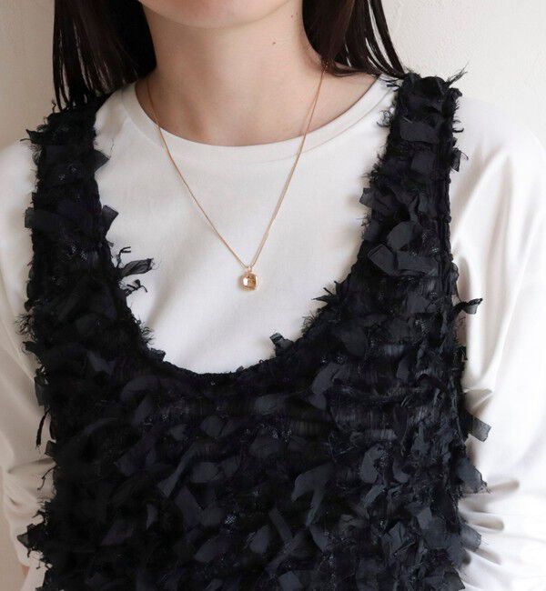 fredy emue「つぶしキューブトップネックレス」|ネックレス|