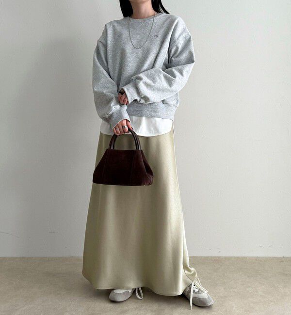 fredy emue「ヘビーサテンバイアススカート」|スカート|