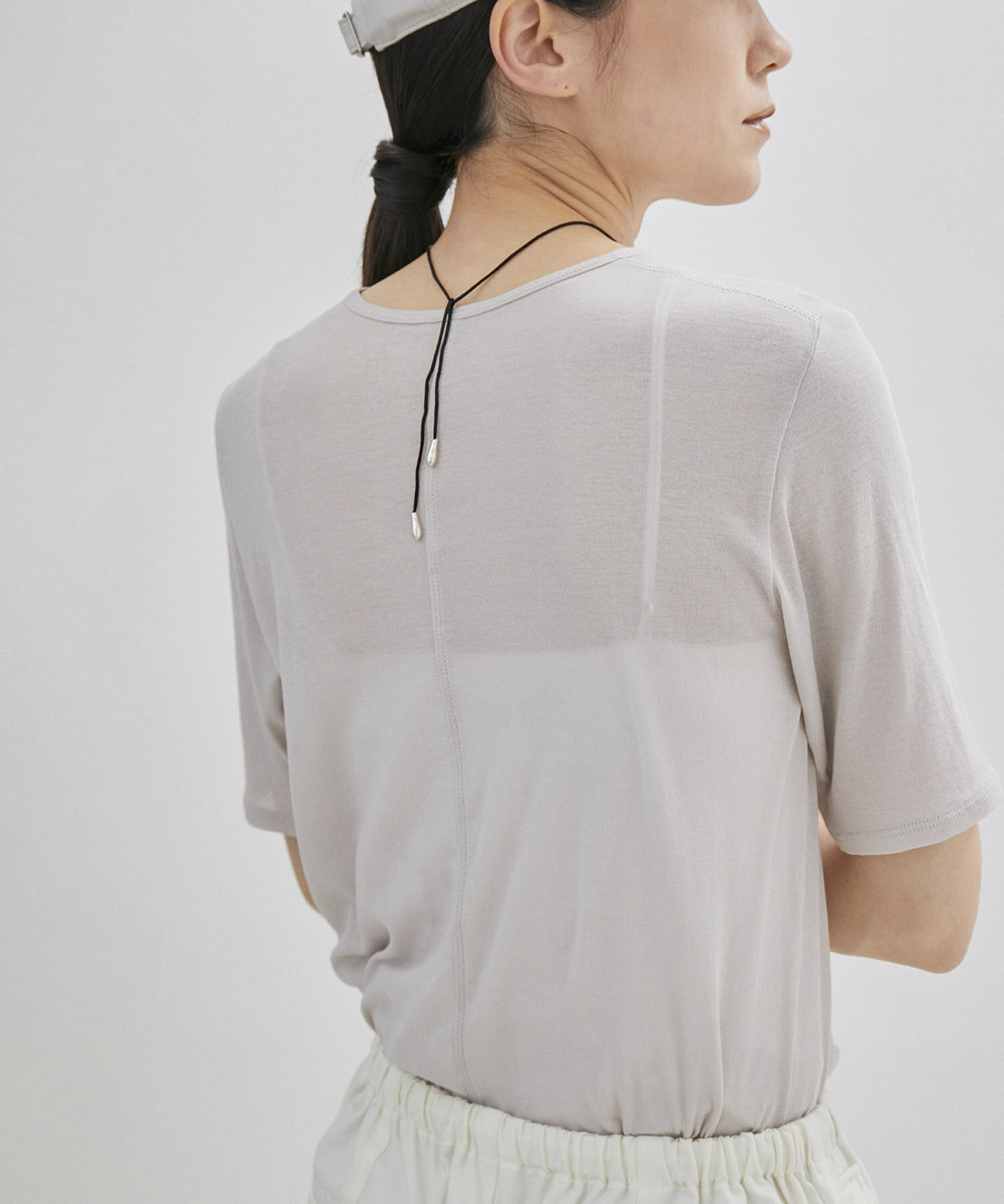 SALON adam et rope'「シアークルーネックTシャツ」|Tシャツ・カットソー|