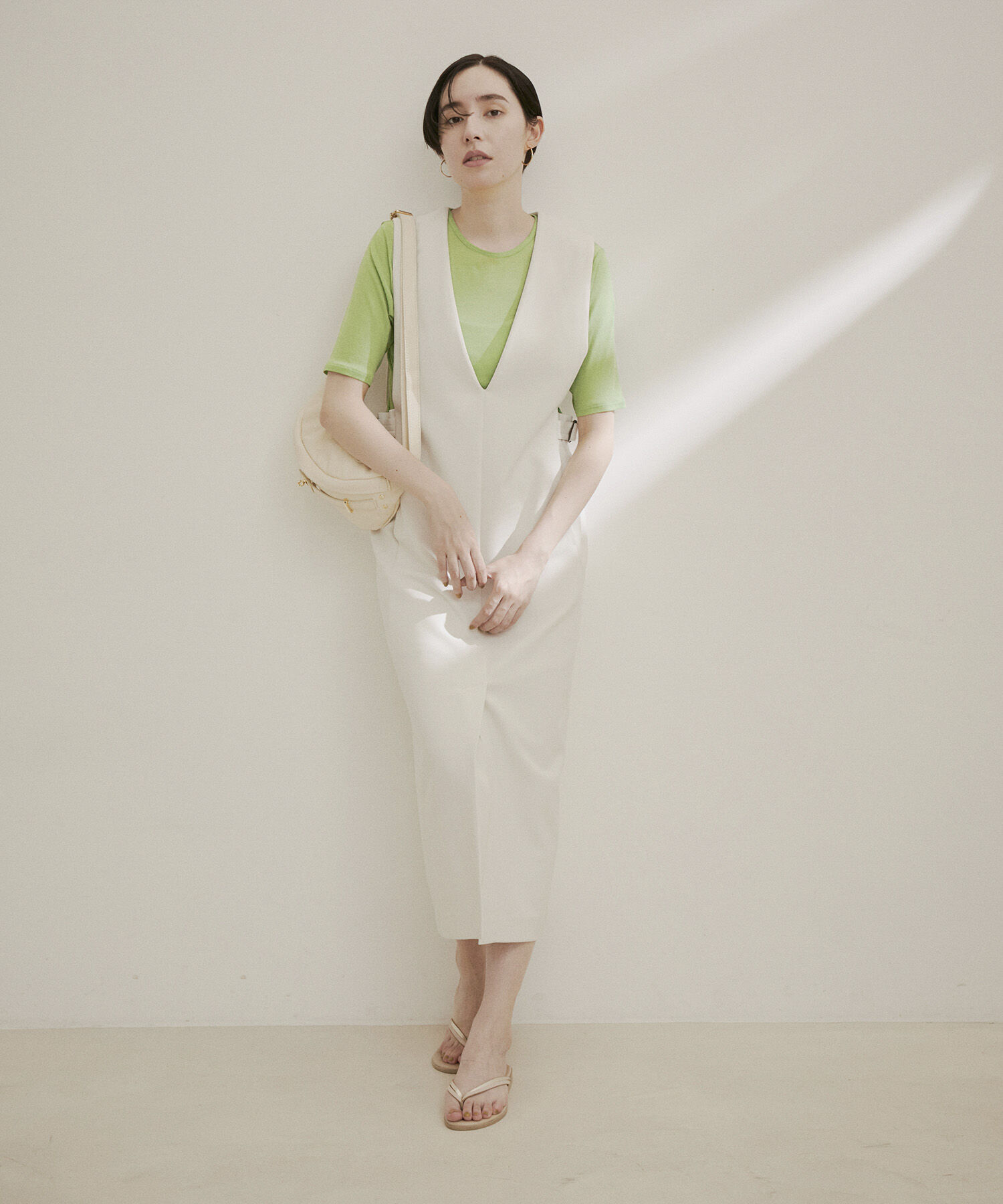 SALON adam et rope'「シアークルーネックTシャツ」|Tシャツ・カットソー|