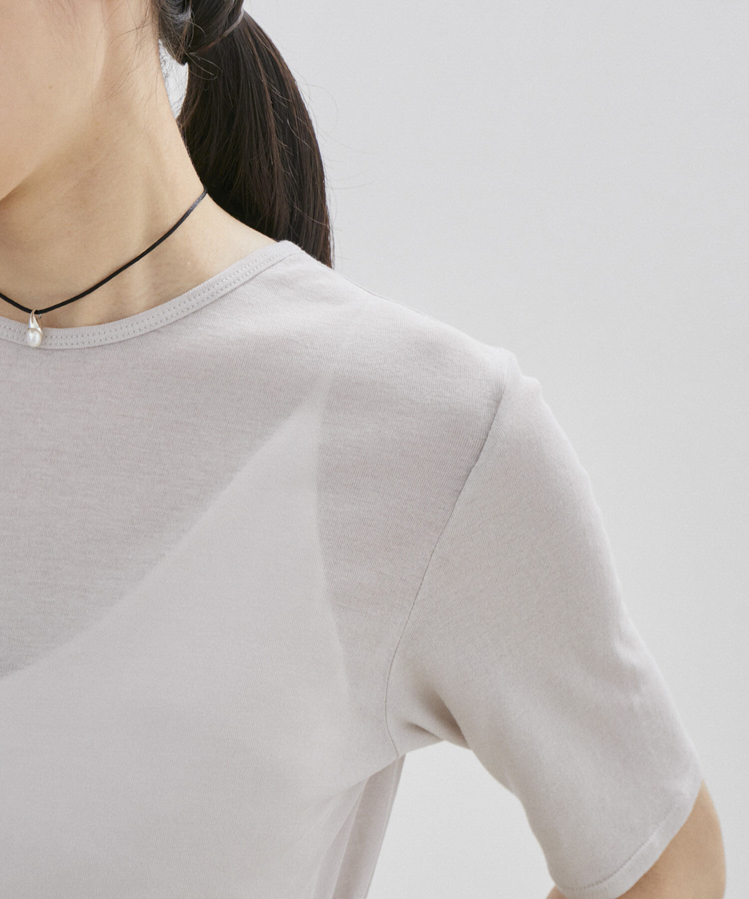 SALON adam et rope'「シアークルーネックTシャツ」|Tシャツ・カットソー|