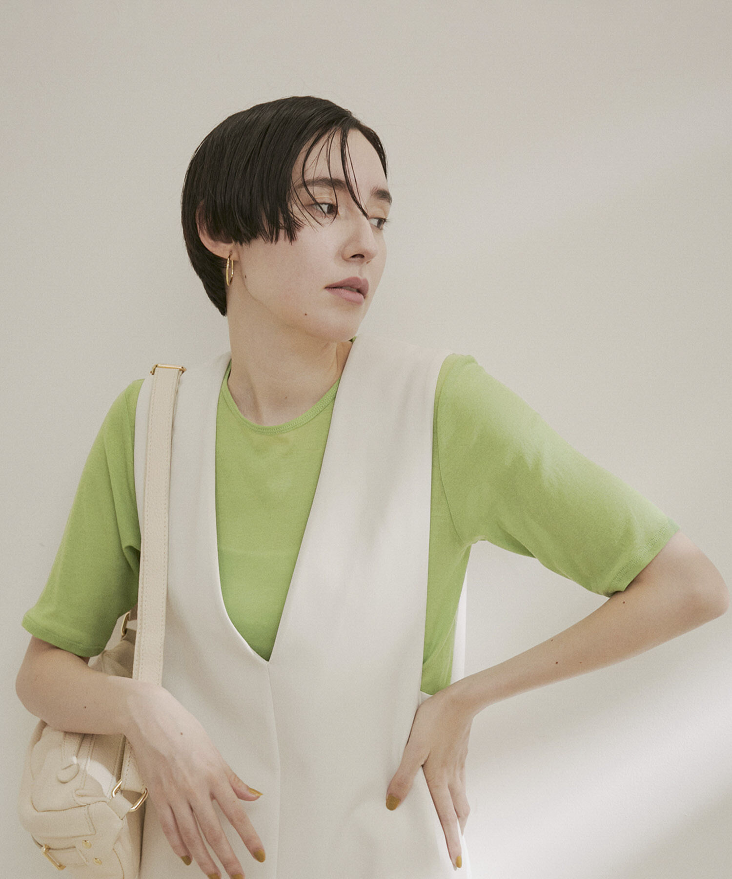 SALON adam et rope'「シアークルーネックTシャツ」|Tシャツ・カットソー|