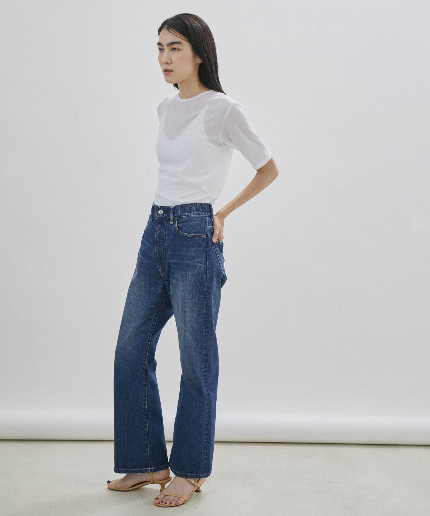 SALON adam et rope'「シアークルーネックTシャツ」|Tシャツ・カットソー|