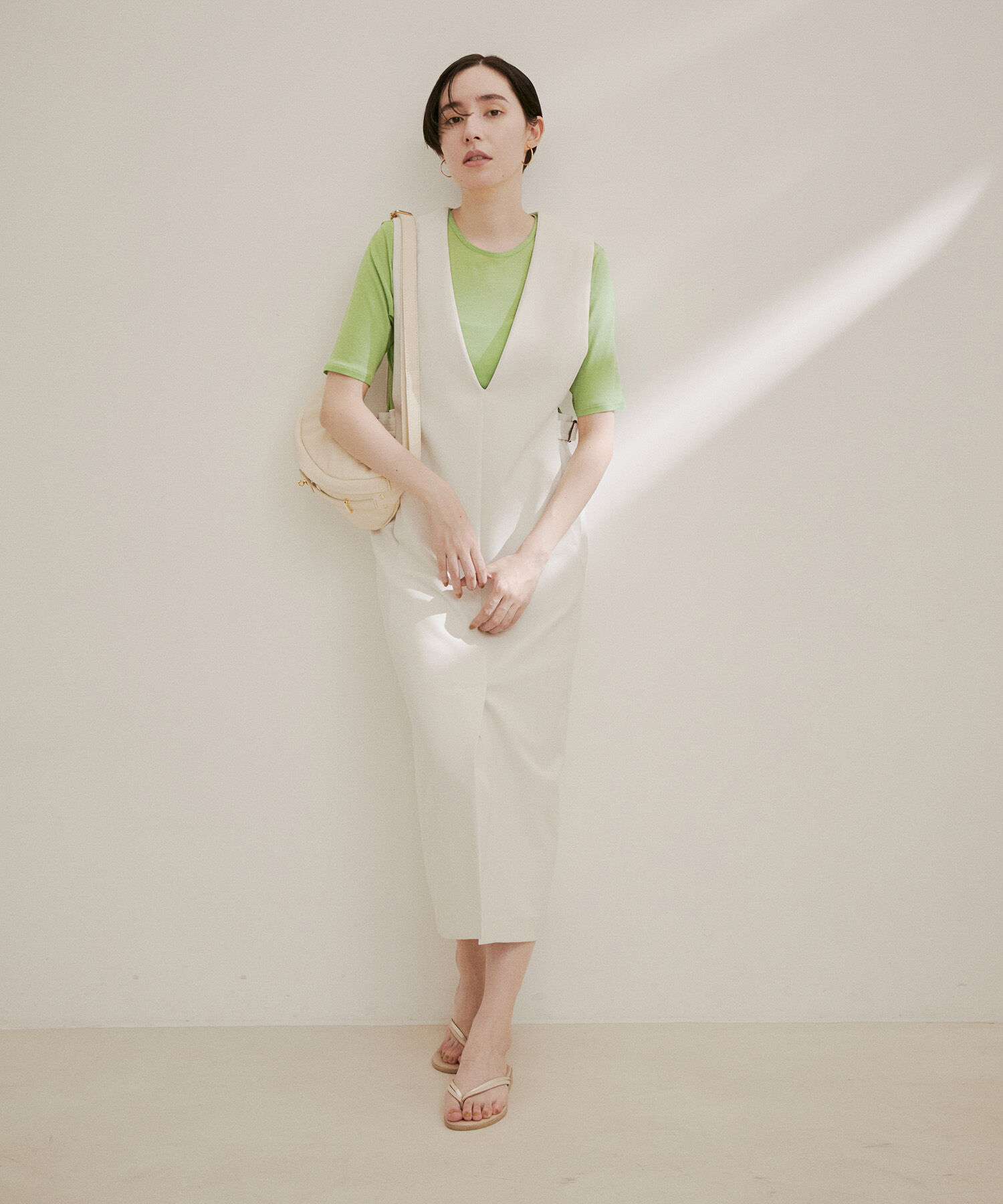 SALON adam et rope'「シアークルーネックTシャツ」|Tシャツ・カットソー|