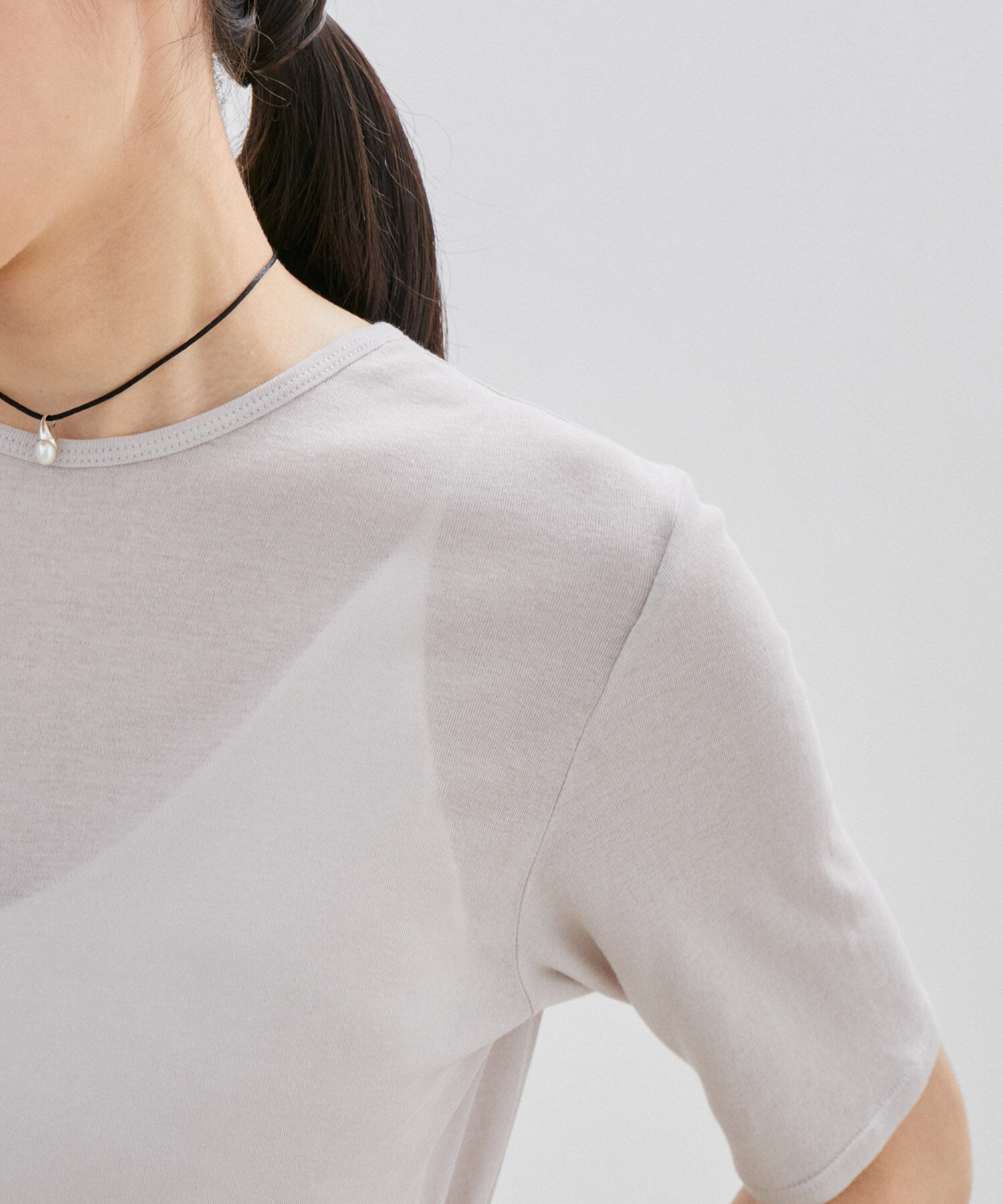 SALON adam et rope'「シアークルーネックTシャツ」|Tシャツ・カットソー|