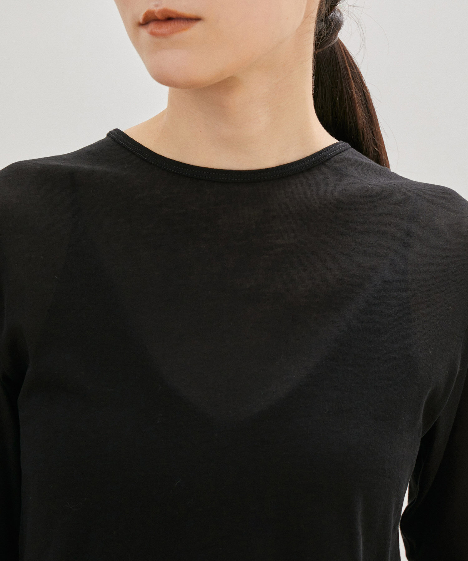 SALON adam et rope'「シアークルーネックTシャツ」|Tシャツ・カットソー|