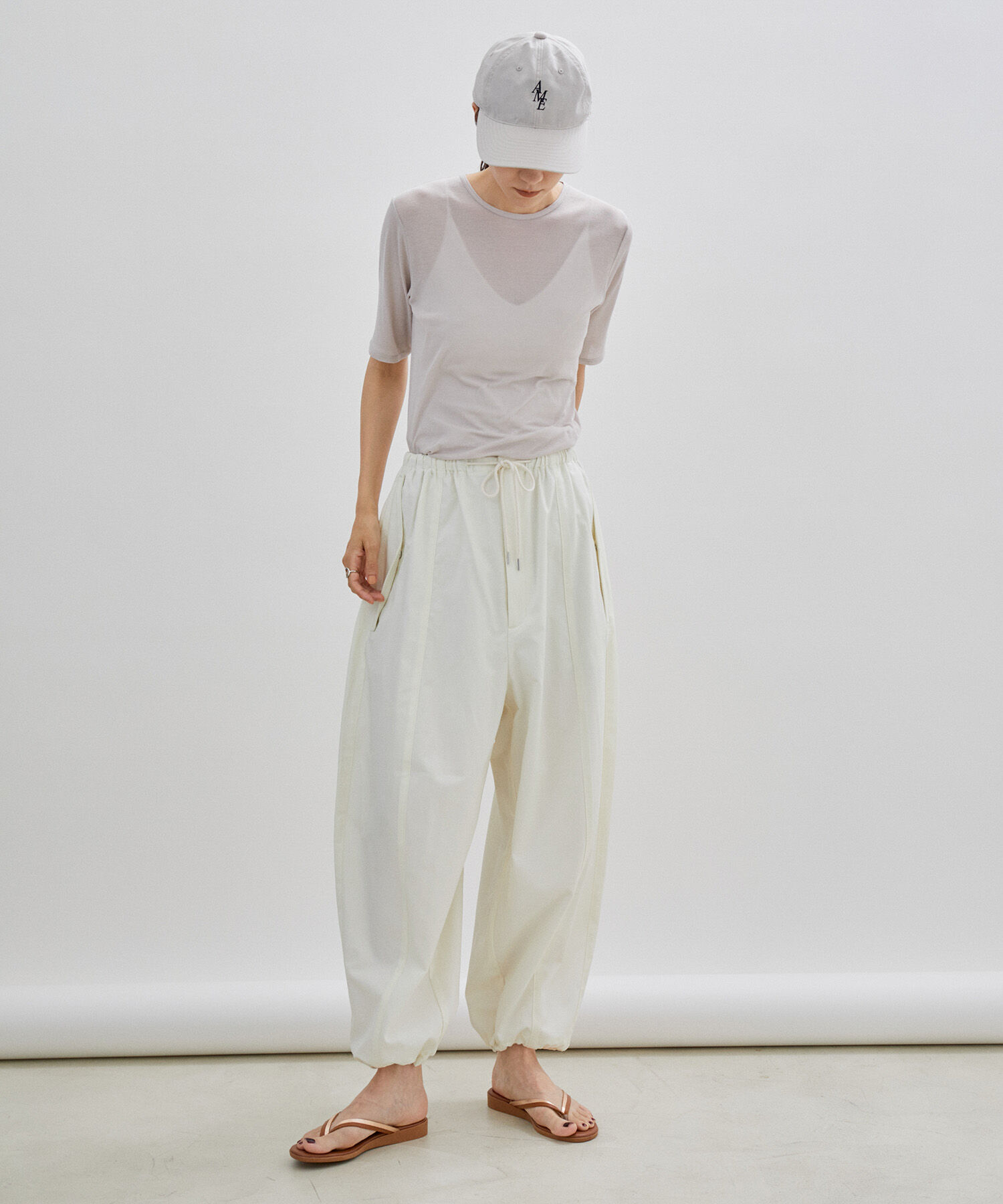 SALON adam et rope'「シアークルーネックTシャツ」|Tシャツ・カットソー|