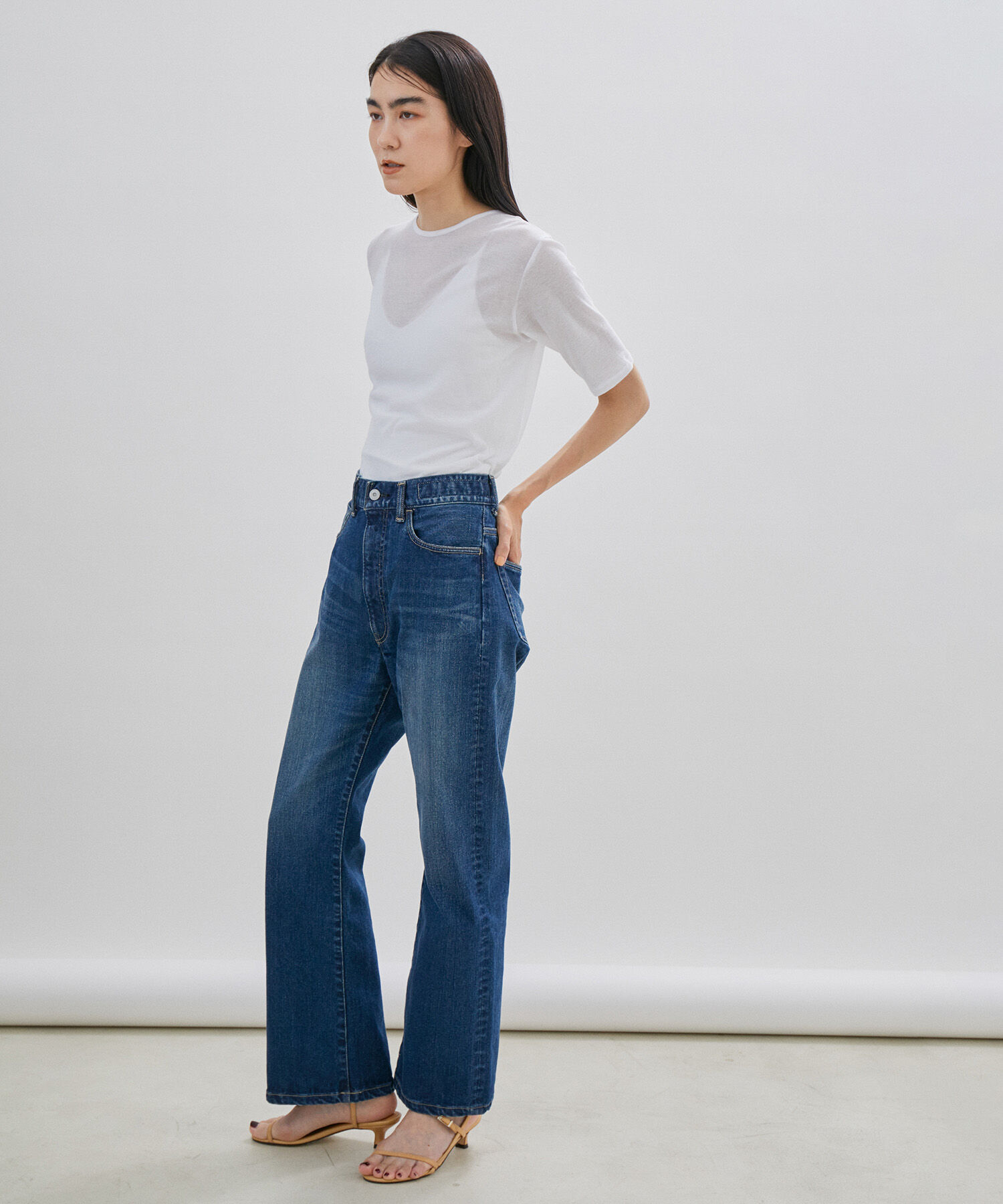 SALON adam et rope'「シアークルーネックTシャツ」|Tシャツ・カットソー|