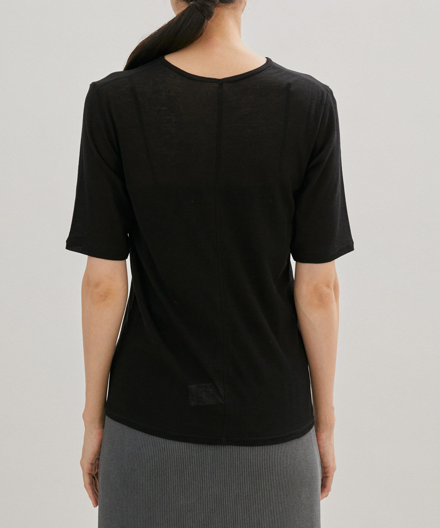 SALON adam et rope'「シアークルーネックTシャツ」|Tシャツ・カットソー|