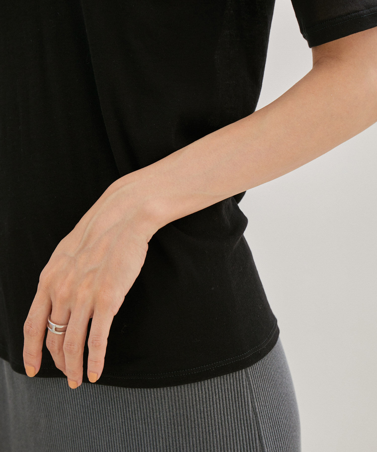 SALON adam et rope'「シアークルーネックTシャツ」|Tシャツ・カットソー|