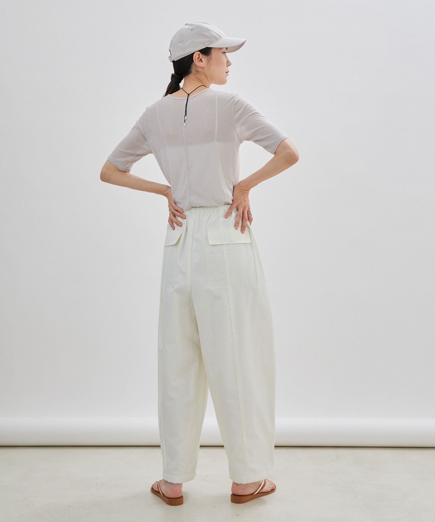 SALON adam et rope'「シアークルーネックTシャツ」|Tシャツ・カットソー|