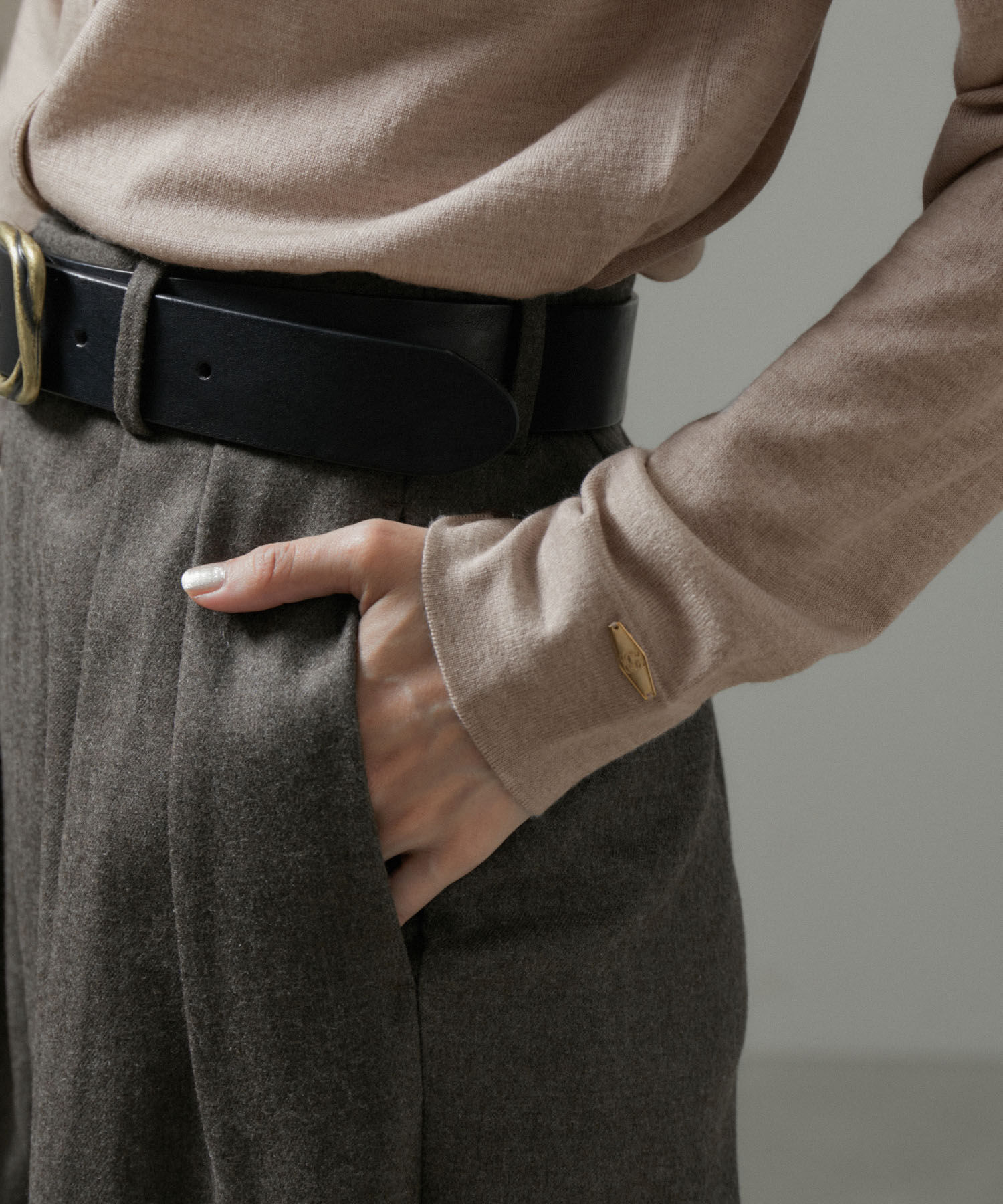 SALON adam et rope'「ウォッシャブルウールクルーネックカーディガン」|カーディガン|