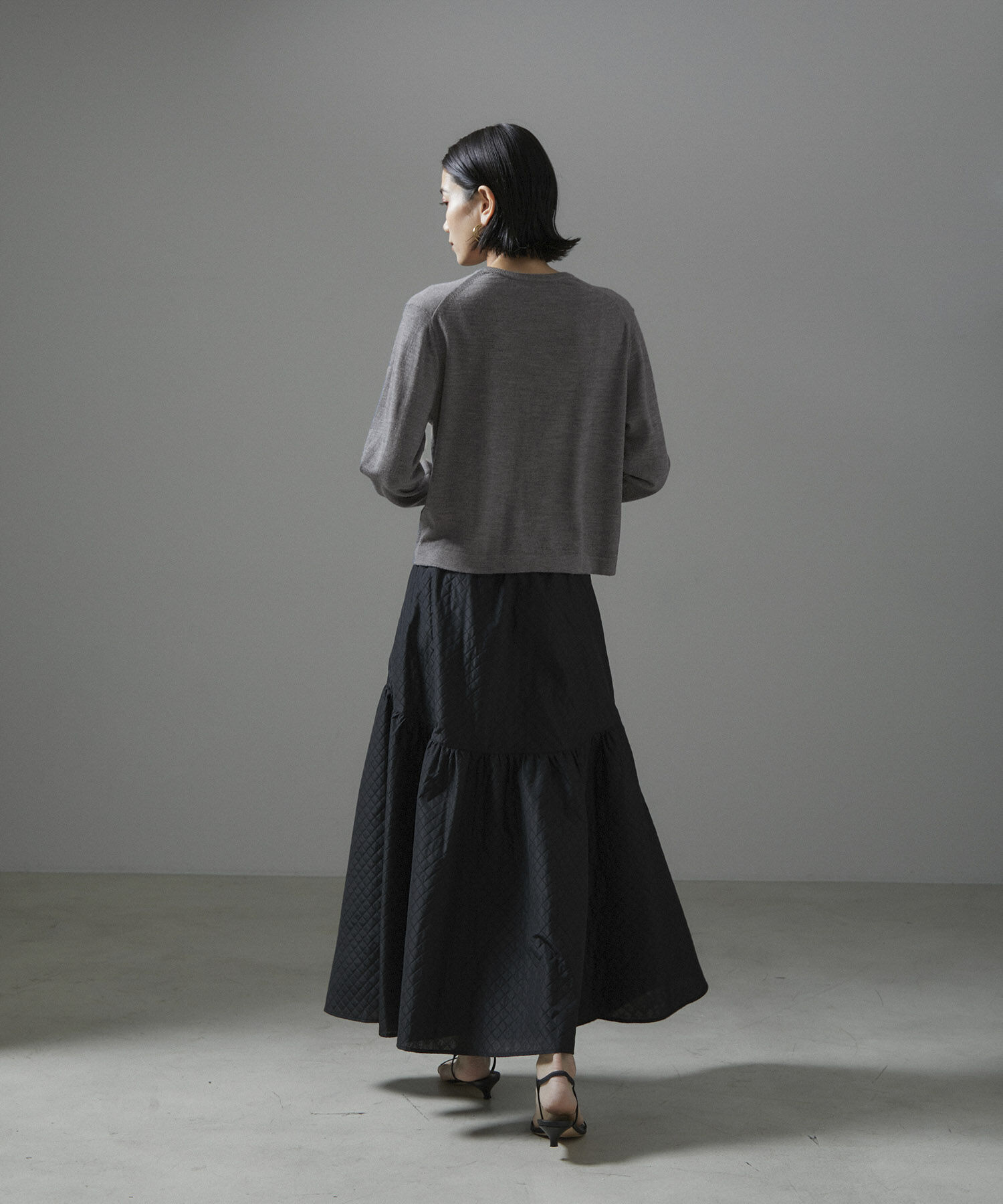 SALON adam et rope'「ウォッシャブルウールクルーネックカーディガン」|カーディガン|