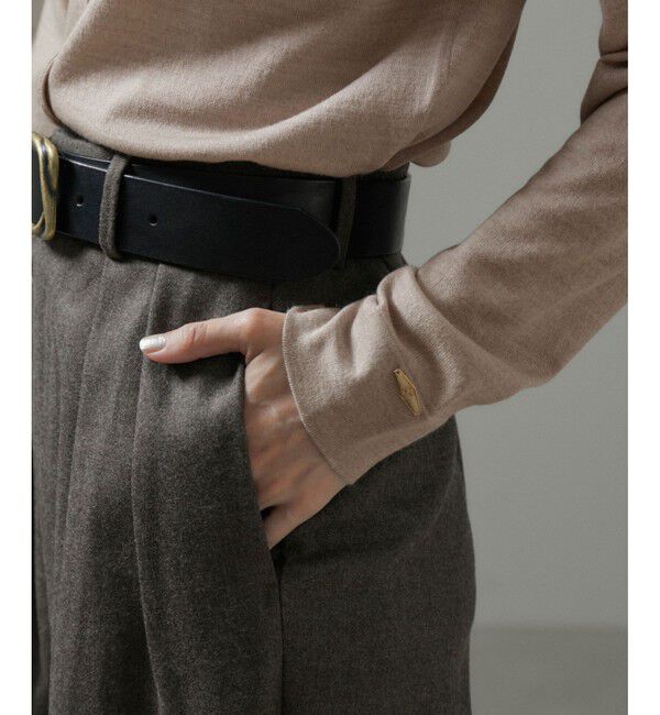 SALON adam et rope'「ウォッシャブルウールクルーネックカーディガン」|カーディガン|