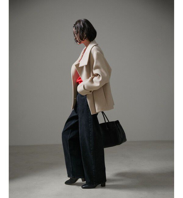 SALON adam et rope'「ウォッシャブルウールクルーネックカーディガン」|カーディガン|