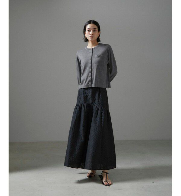 SALON adam et rope'「ウォッシャブルウールクルーネックカーディガン」|カーディガン|