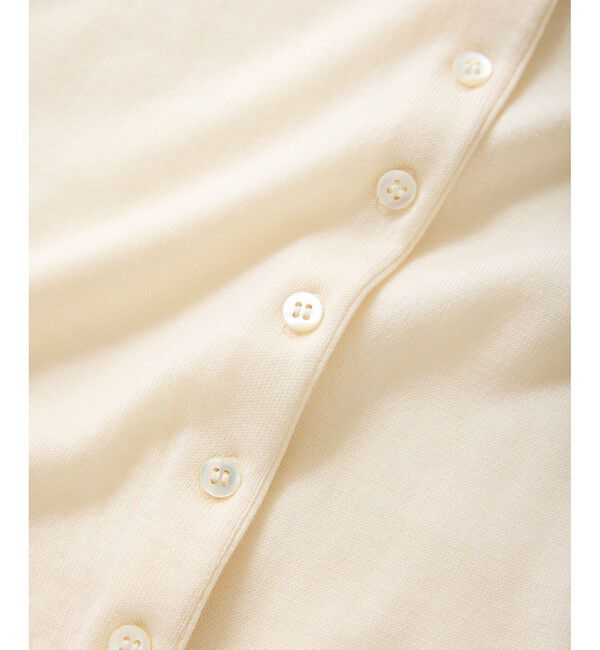 SALON adam et rope'「ウォッシャブルウールクルーネックカーディガン」|カーディガン|