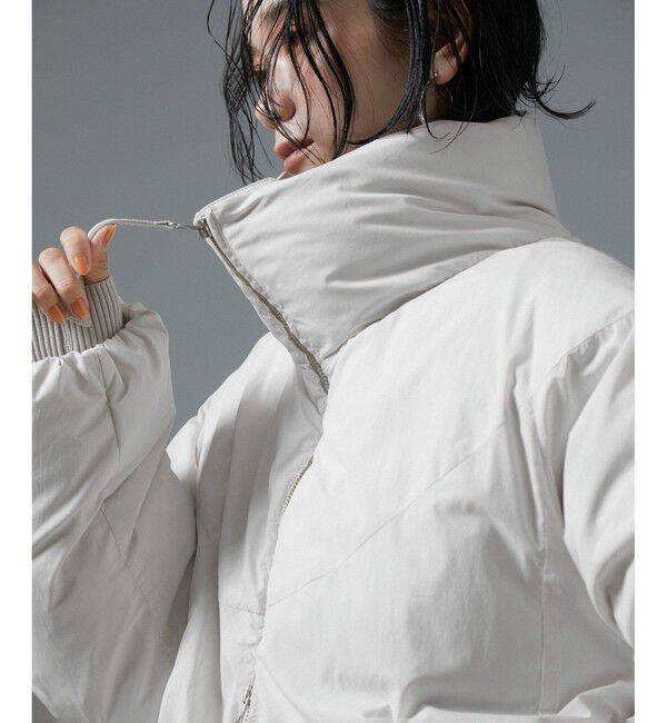 SALON adam et rope'「[GREENDOWN（グリーンダウン）][撥水加工]スタンドカラーダウンジャケット」|ダウン|オフサブ