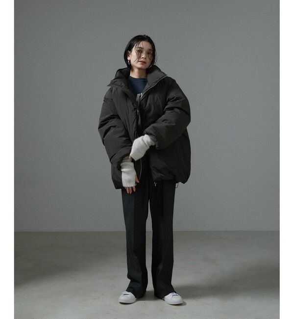 SALON adam et rope'「[GREENDOWN（グリーンダウン）][撥水加工]スタンドカラーダウンジャケット」|ダウン|