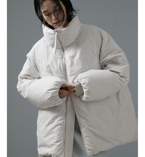 SALON adam et rope'「[GREENDOWN（グリーンダウン）][撥水加工]スタンドカラーダウンジャケット」|ダウン|