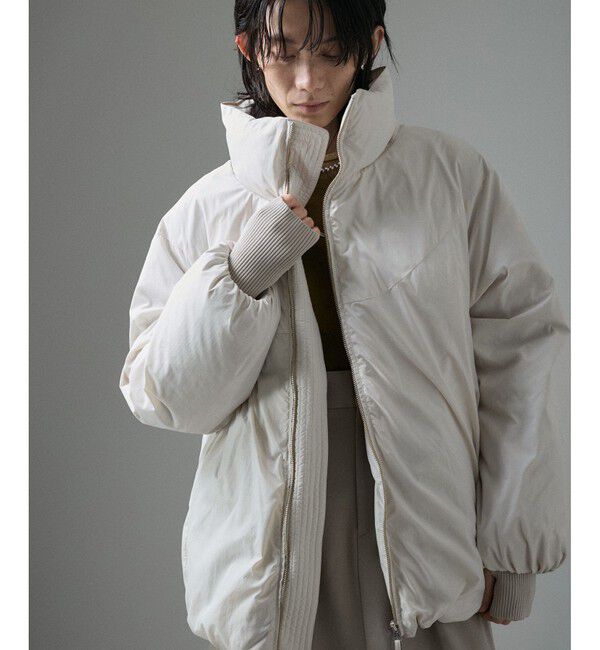 SALON adam et rope'「[GREENDOWN（グリーンダウン）][撥水加工]スタンドカラーダウンジャケット」|ダウン|