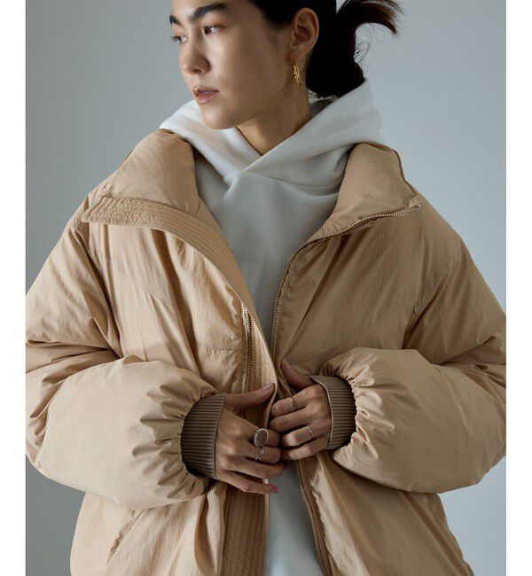 SALON adam et rope'「[GREENDOWN（グリーンダウン）][撥水加工]スタンドカラーダウンジャケット」|ダウン|