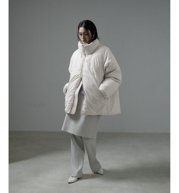 SALON adam et rope'「[GREENDOWN（グリーンダウン）][撥水加工]スタンドカラーダウンジャケット」|ダウン|