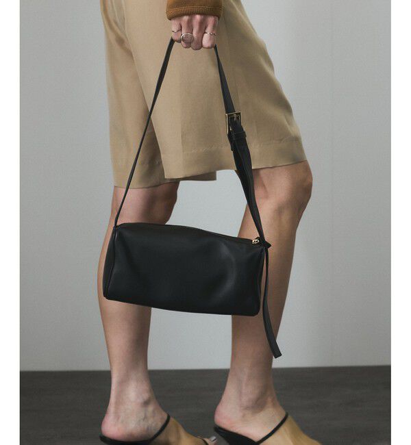 SALON adam et rope'「レザーボックスショルダーバッグ」|ショルダー・メッセンジャー|クロメイン