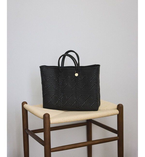 SALON adam et rope'「【Letra（レトラ）for SALON】PRAYA short S」|トートバッグ|ブラック(01)