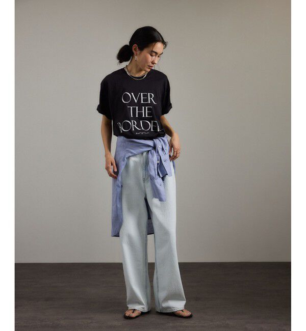 SALON adam et rope'「【WEB限定】ヨーロピアンフラックスリネンオーバーシャツ」|シャツ・ブラウス|