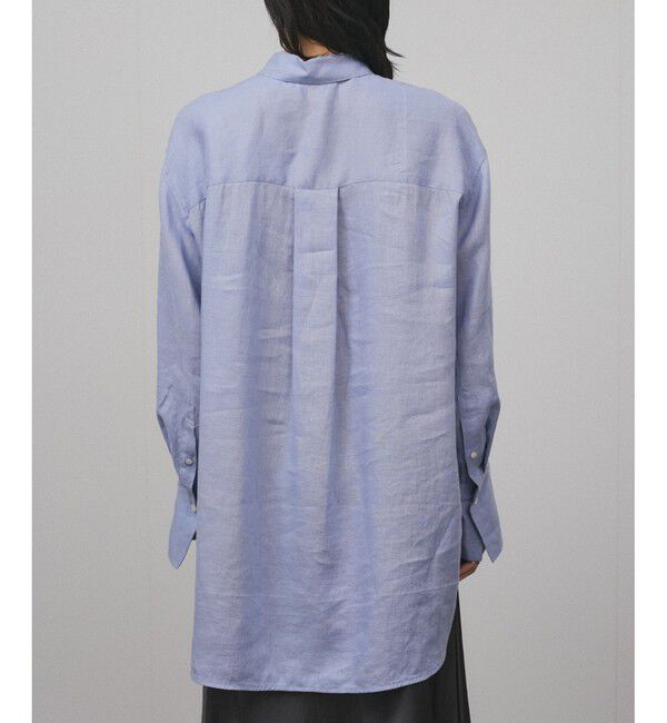 SALON adam et rope'「【WEB限定】ヨーロピアンフラックスリネンオーバーシャツ」|シャツ・ブラウス|